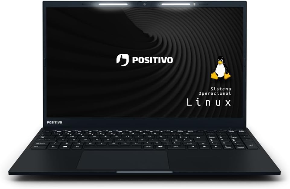 Notebook Positivo Vision R15 AMD Ryzen 7-5700U Linux 8 GB RAM e 256 GB SSD 15,6” IPS Full HD Lumina Bar 2