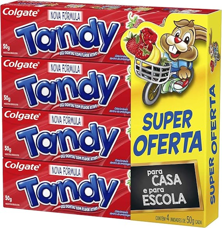 Creme Dental Infantil Tandy Morangostoso 1