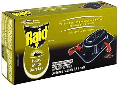 Raid Inseticida Isca Mata Barata 3
