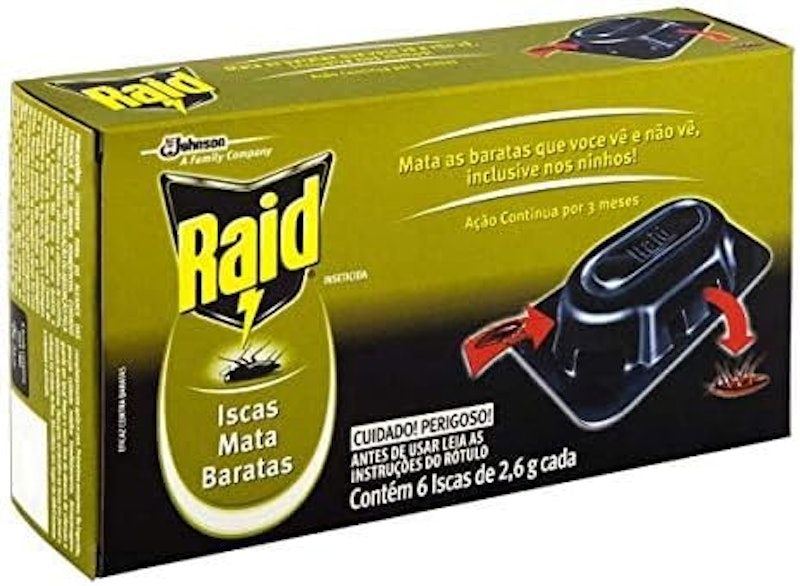 Raid Inseticida Isca Mata Barata 3