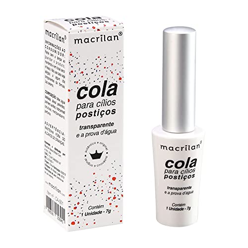 Cola para Cílios Postiços Transparente Macrilan 3