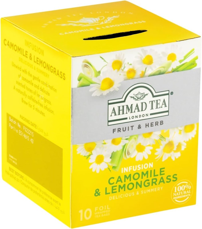 Infusão de Camomila e Capim-Limão Ahmad Tea London 4