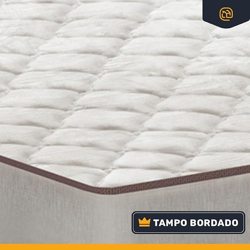 Cama Box com Colchão de Espuma D60 Ortobom Double Face Force Dream 5