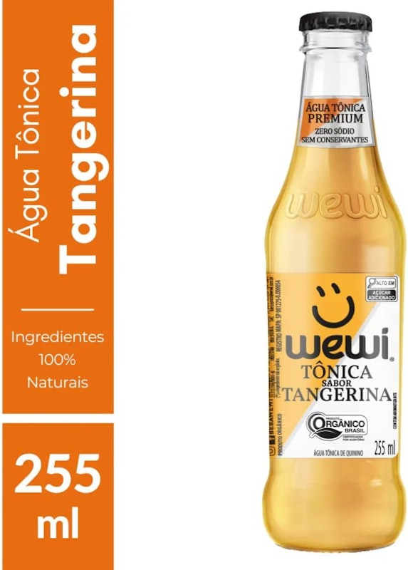 Água Tônica Tangerina Orgânica Wewi 2