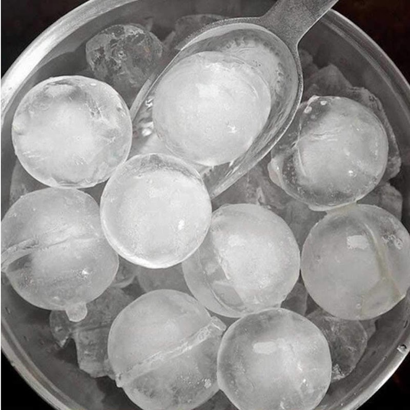 Forma de Gelo de Silicone 4 Cubos Esfera 5