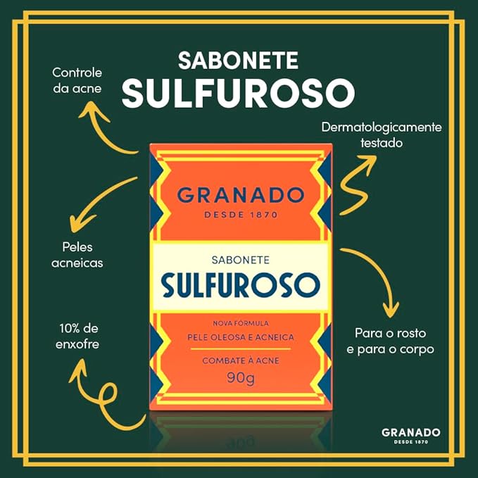 Sabonete Sulfuroso 90 g 4