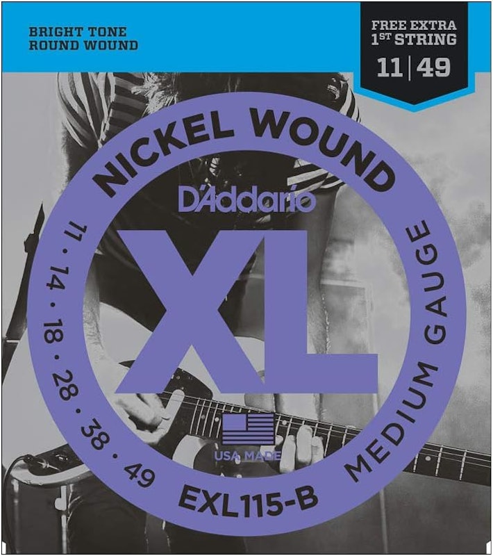Encordoamento para Guitarra XL Nickel EXL115-B 1