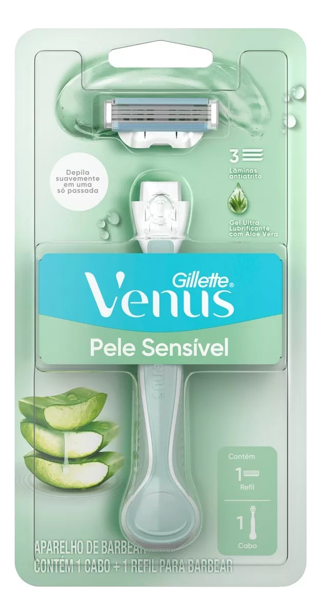 Lâmina Venus Pele Sensível 2
