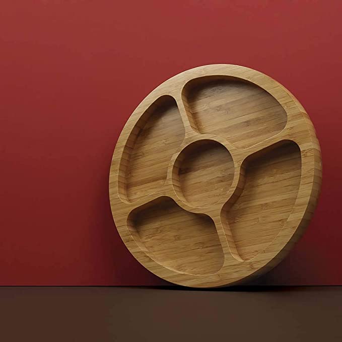 Gamela com 5 Divisórias Bamboo 3