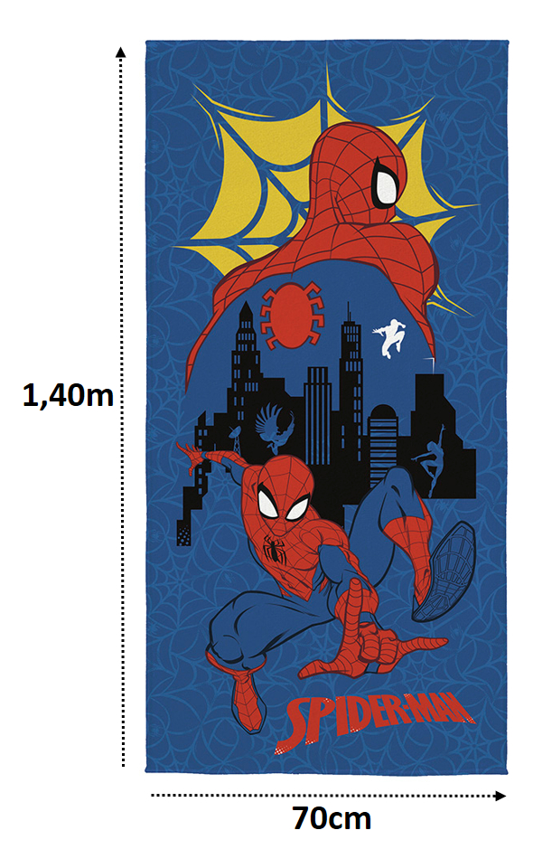 Toalha de Banho Infantil Homem-Aranha 70 x 140 cm 5