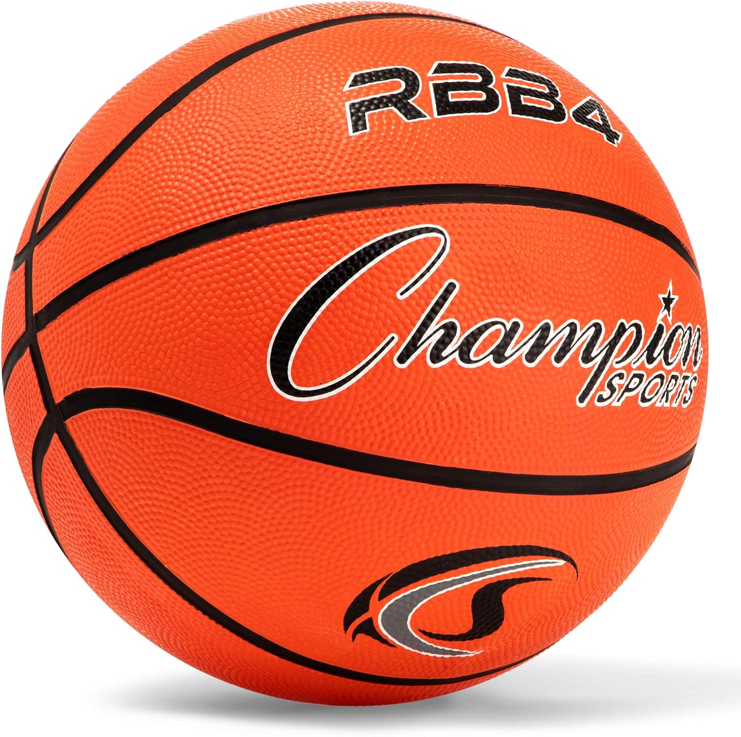 Bola de Basquete de Borracha Tamanho 6 Laranja Champion Sports 2