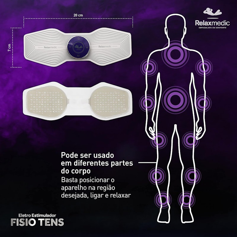 Eletroestimulador Fisio Tens Control RelaxMedic 5