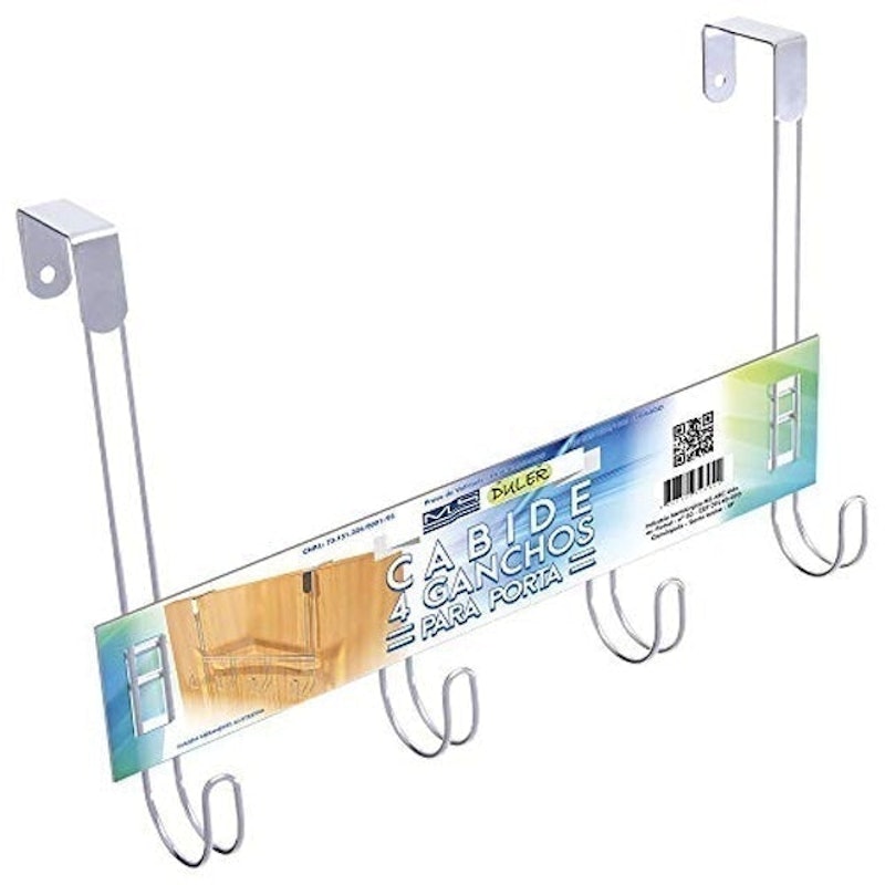 Cabide para Porta com 4 Ganchos 2