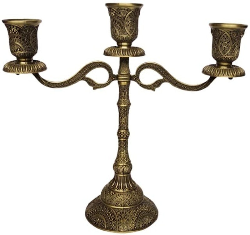 Candelabro Bronze de 3 Ramos 1