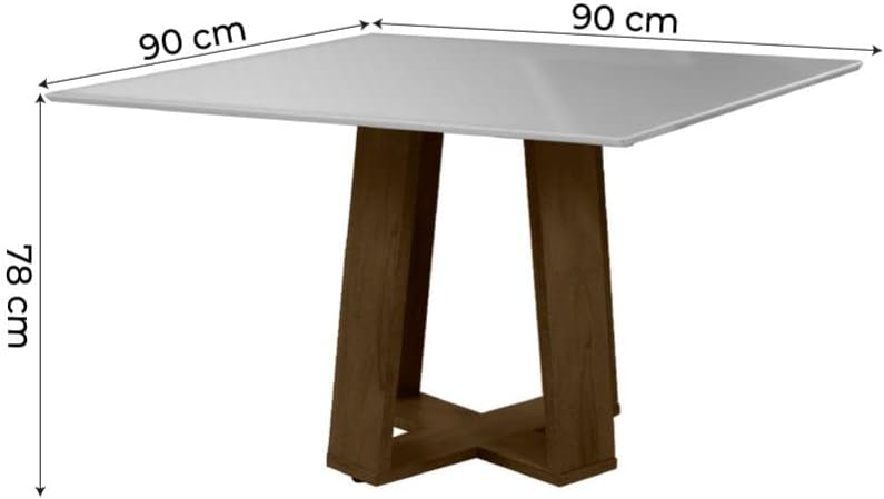 Conjunto Mesa Athenas com 4 Cadeiras Pádua 3
