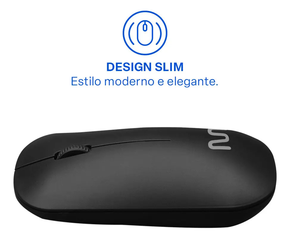 Mouse sem Fio Slim Box Multi 4