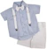 PHOTO K Conjunto Infantil Social Masculino Pajem Batizado 1
