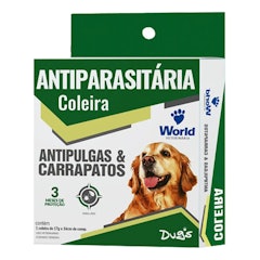 Coleira Antiparasitária World Veterinária