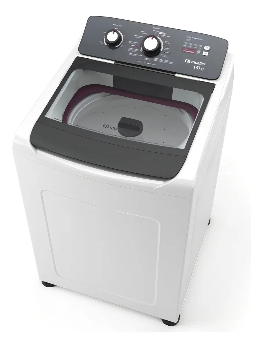 Máquina de Lavar Mueller 15 Kg com Ultracentrifugação e Ciclo Rápido 1
