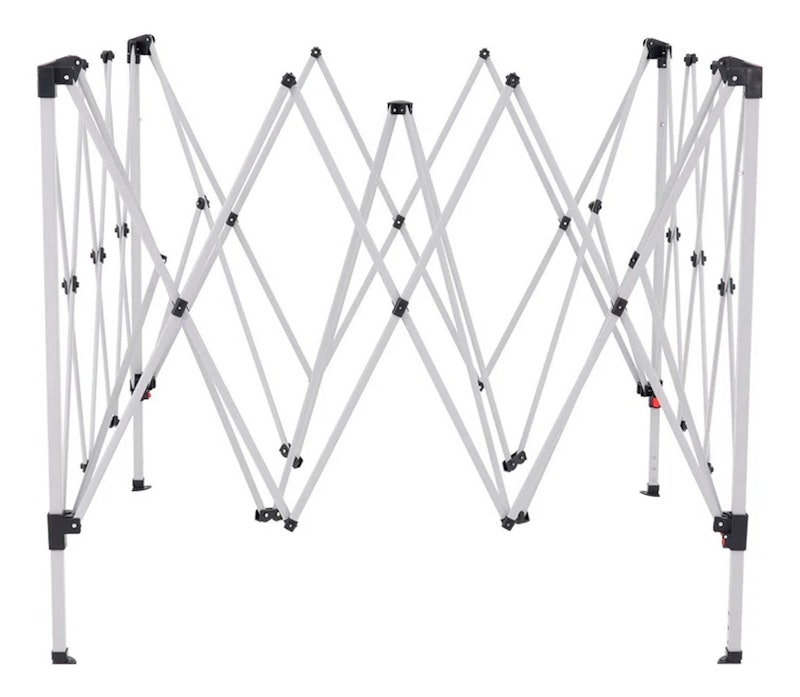 Tenda Gazebo Dobrável 2,4 x 2,4 m Poliéster Azul Bel 3