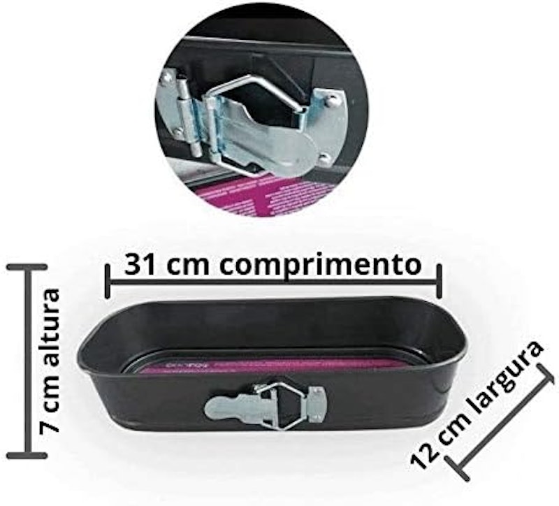 Forma Retangular com Fundo Removível 2