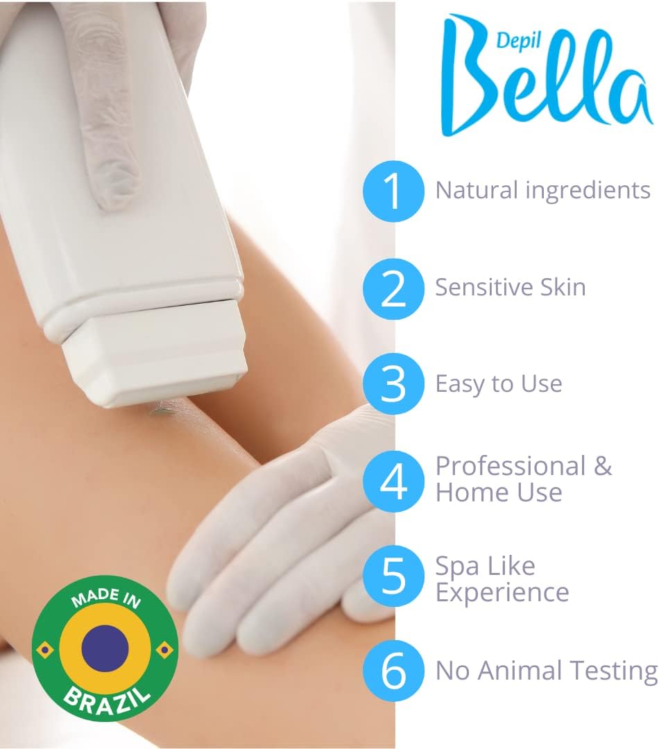 Cera Depilatória Roll-On Camomila e Calêndula Depil Bella 4