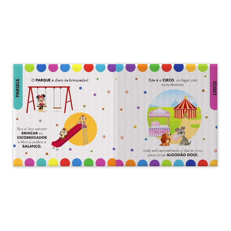 Livro de Pano Disney Baby - Conhecendo os Lugares 3