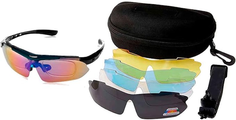 Óculos Ciclismo Bike 5 Lentes Polarizado 1