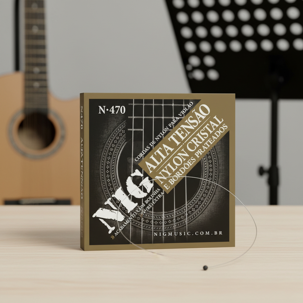 Encordoamento para Violão de Nylon Tensão Alta 4