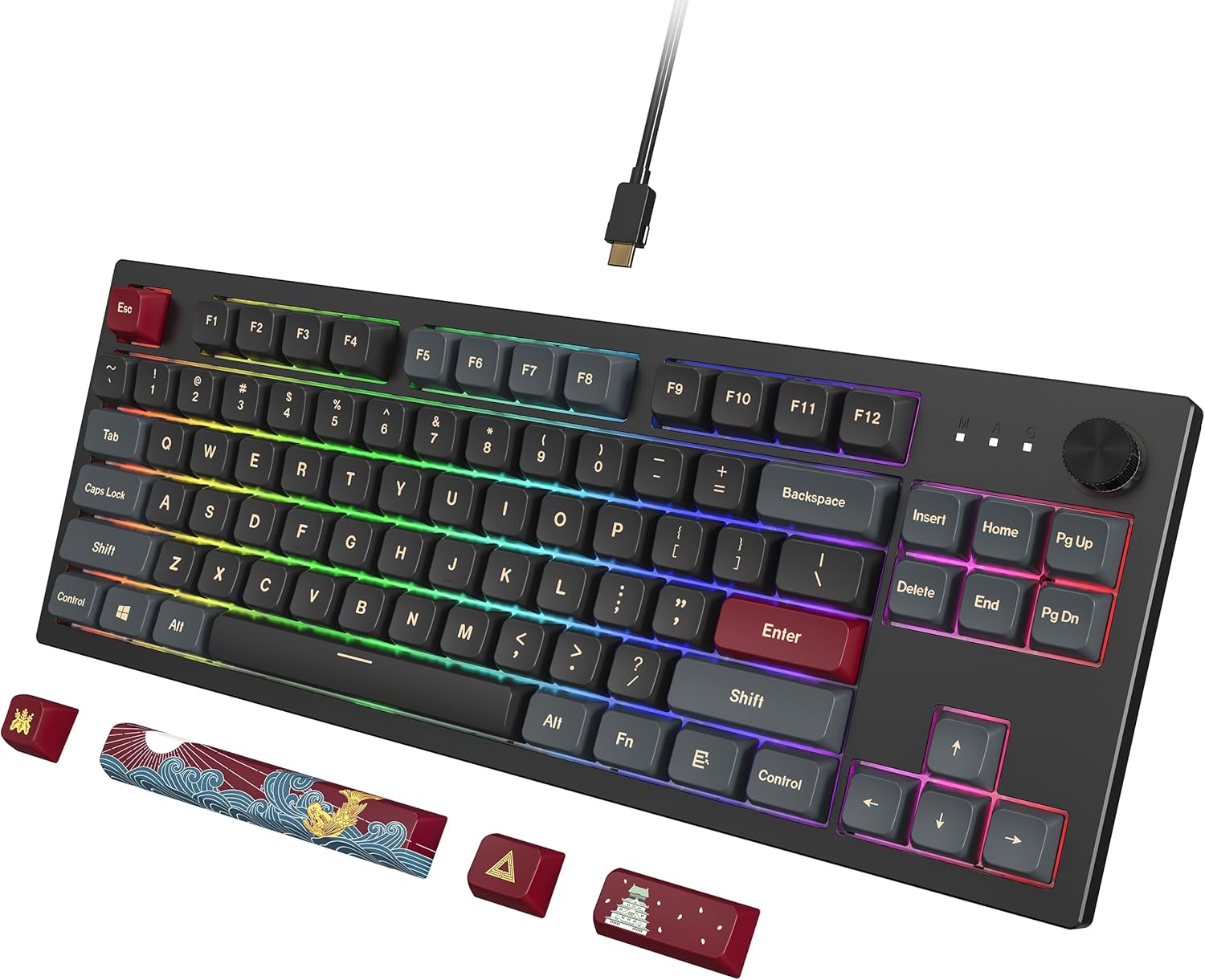 Teclado Mecânico para Jogos MKey TKL 1