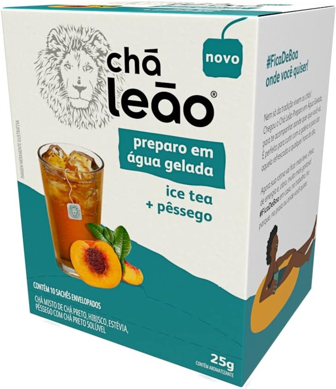 Chá Leão Água Gelada - Ice Tea e Pêssego 4