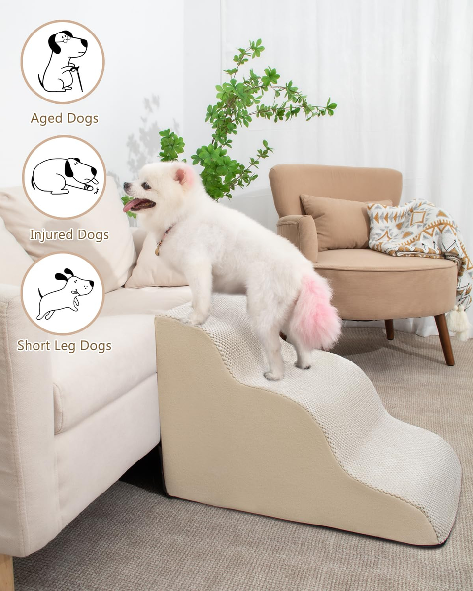 Escada para Cães Pequenos com Degrau Curvo  3