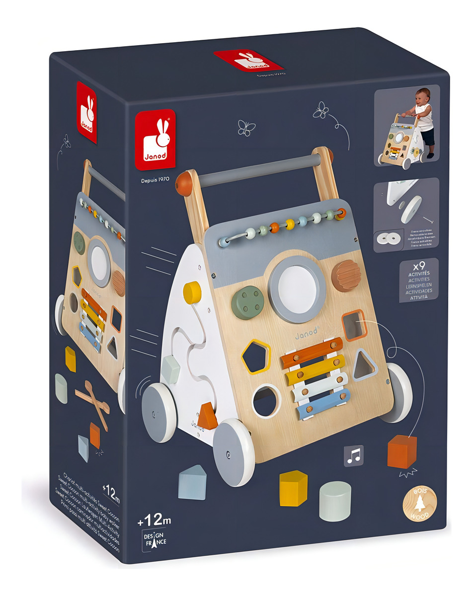 Andador de Madeira Multi Atividades Sweet Cocoon Janod 5