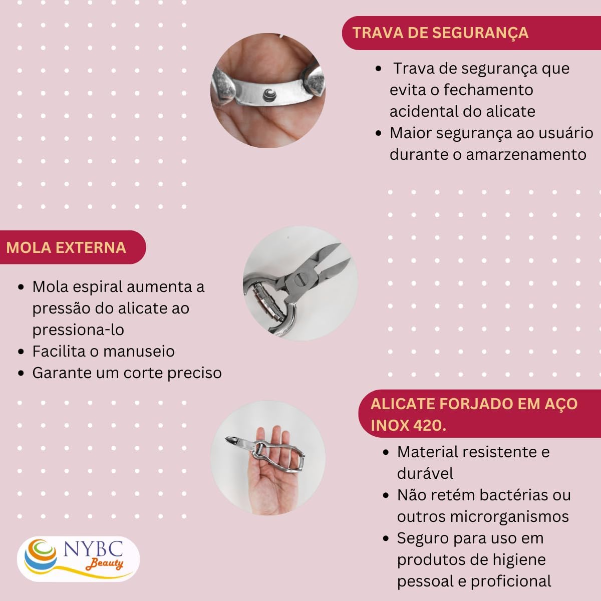 Alicate para Unha dos Pés NYBC 2