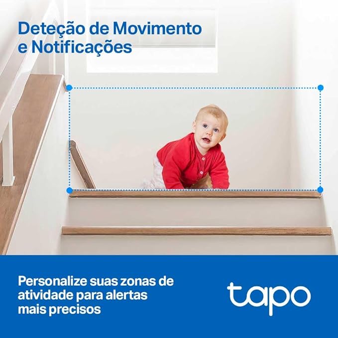 Câmera Wi-Fi de Segurança Residencial Pan/Tilt 5