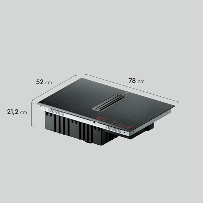 Cooktop de Indução 2 em 1 com Coifa Integrada Electrolux Expert 2