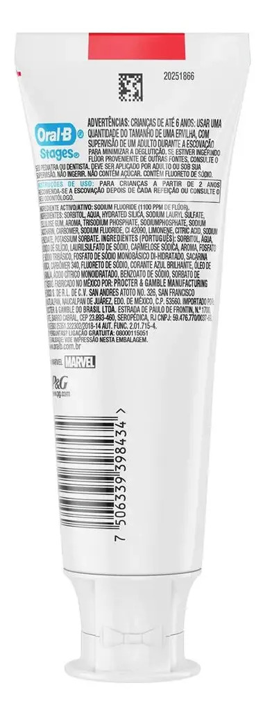 Creme Dental Oral-B Stages 4