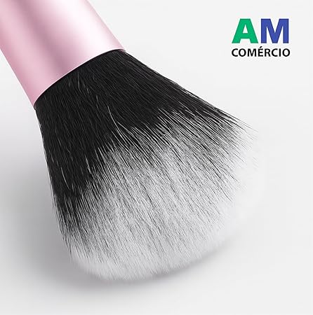 Kit Mini Pincéis de Maquiagem 10 Peças Travel Size AM Comércio 3
