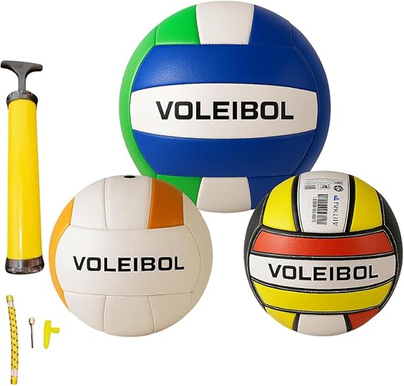 Bola de Vôlei Nº 5 para Quadra e Praia com Bomba de Ar 1
