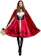 BOLEYN Fantasia Feminina com Capuz Vermelho 1