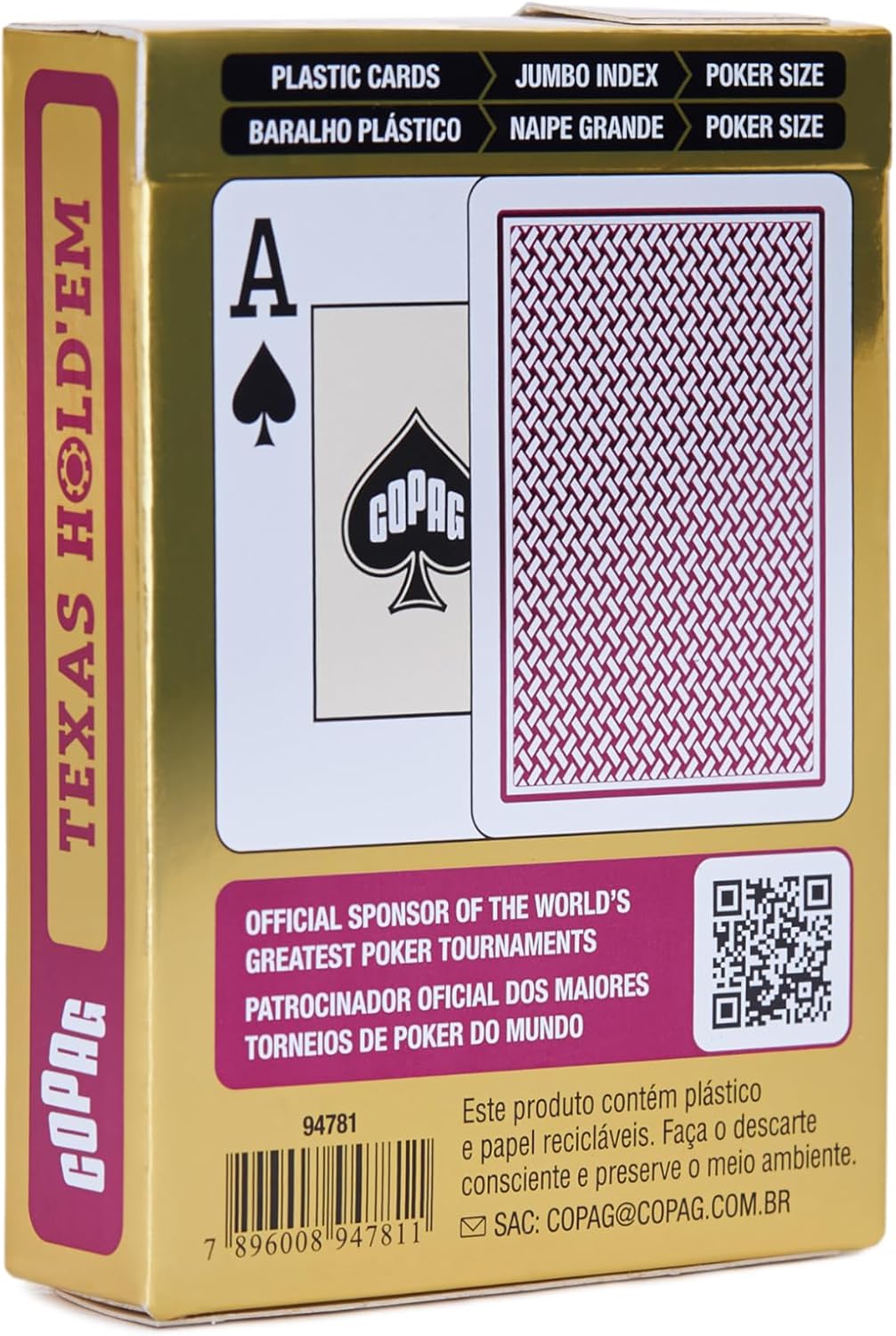 Baralho de Poker Texas Hold’em Copag 2