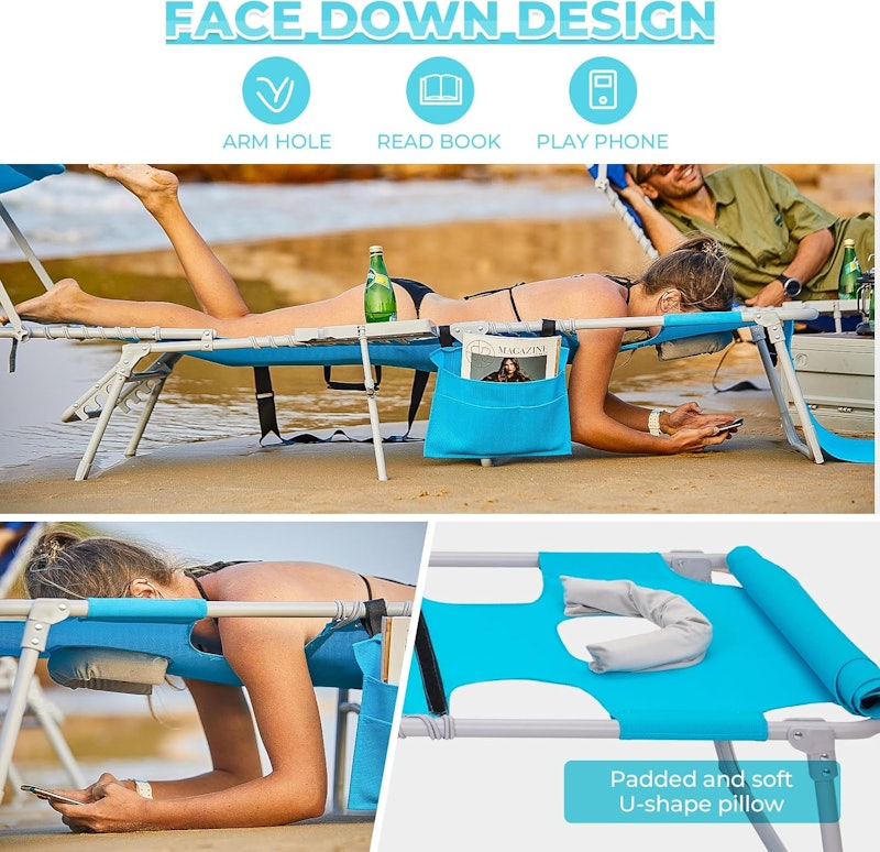 Espreguiçadeira Dobrável para Piscina 3