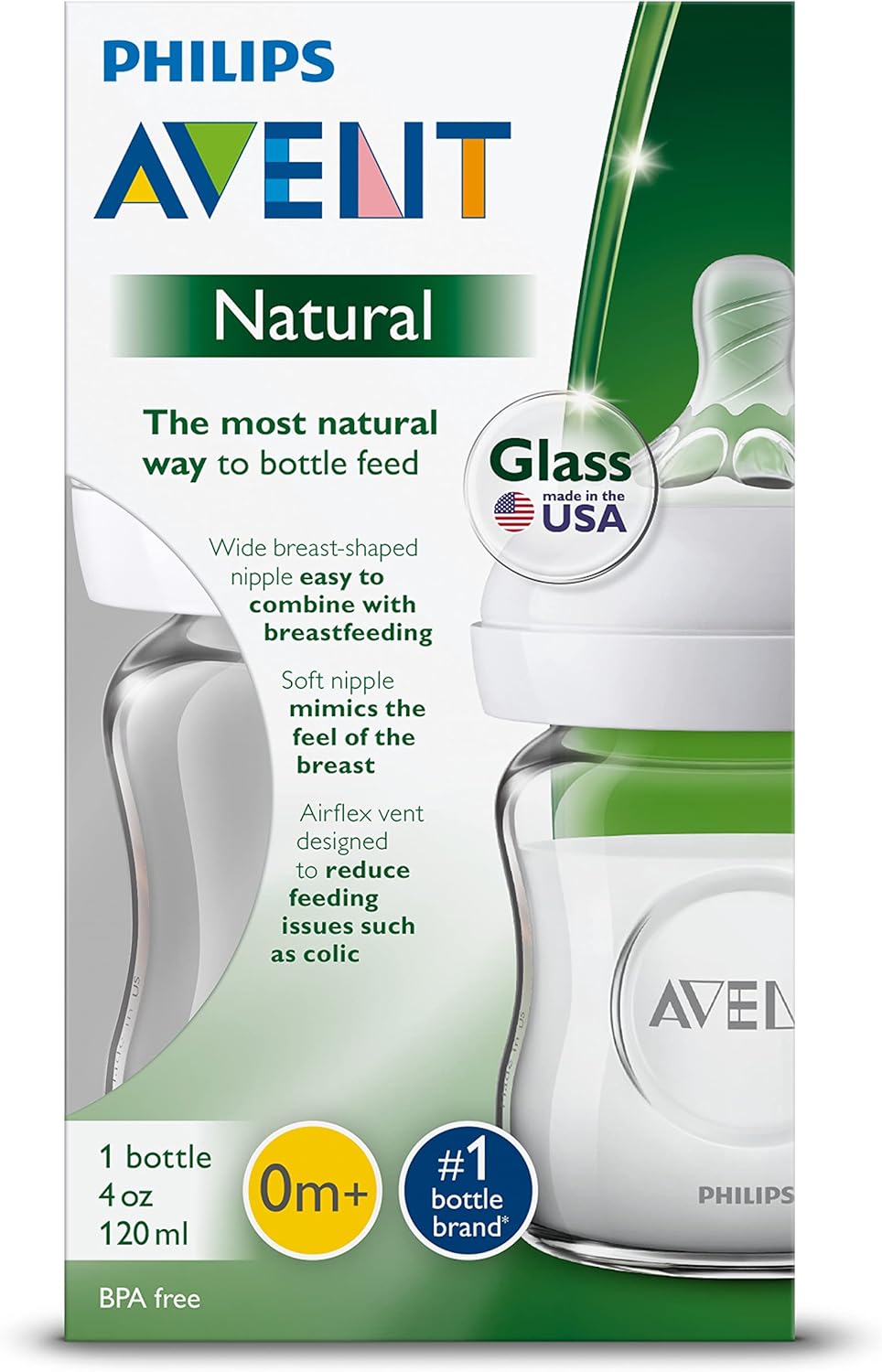 Mamadeira Philips Avent Natural Glass 5