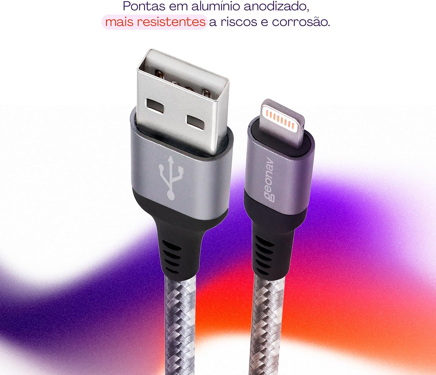 Cabo Lightning Ultra Resistente Titanium Geonav 3