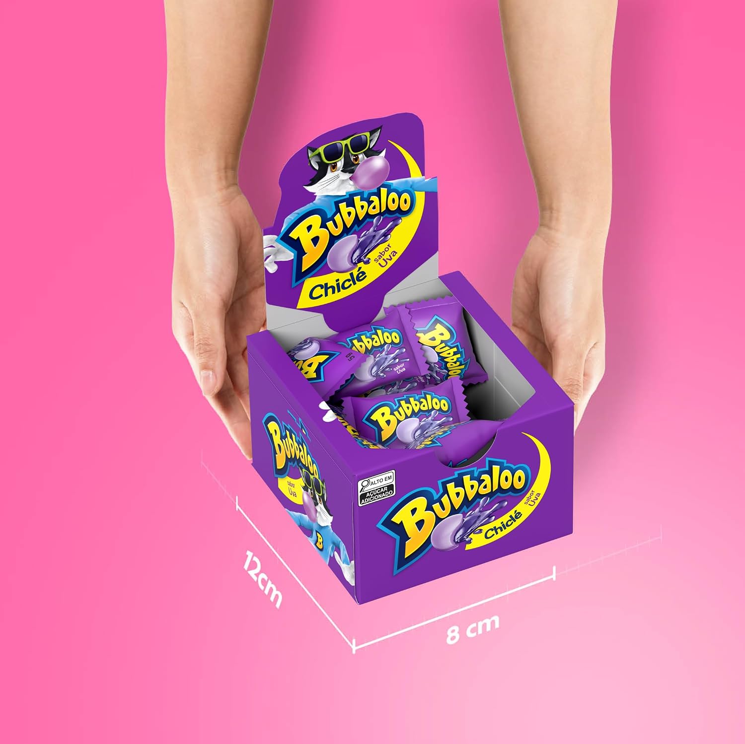 Chiclete Bubbaloo Sabor Uva 5