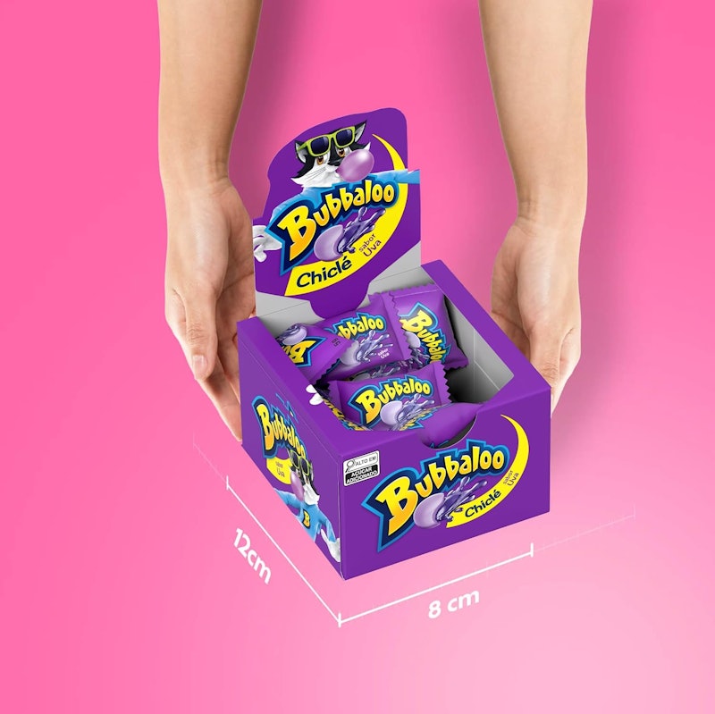 Chiclete Bubbaloo Sabor Uva 5