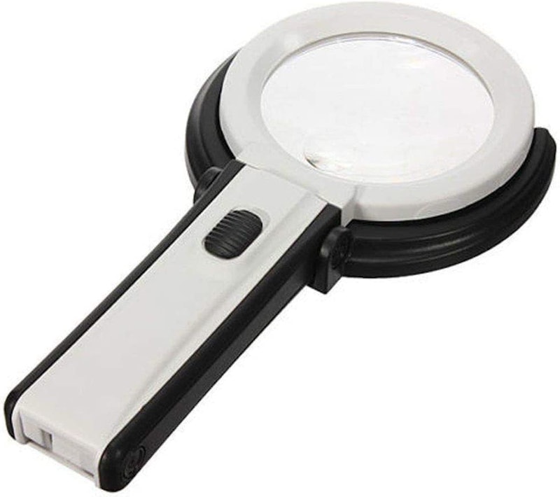 Lupa de Mesa Bancada 10 Leds 4