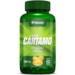 Óleo de Cártamo com Vitamina E 60 Cápsulas