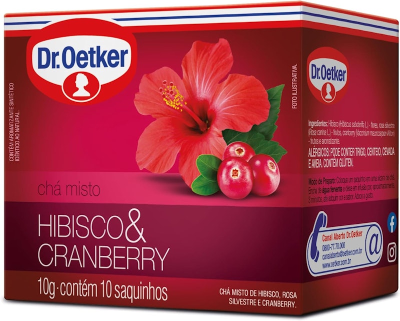 Chá Misto Hibisco e Cranberry 1