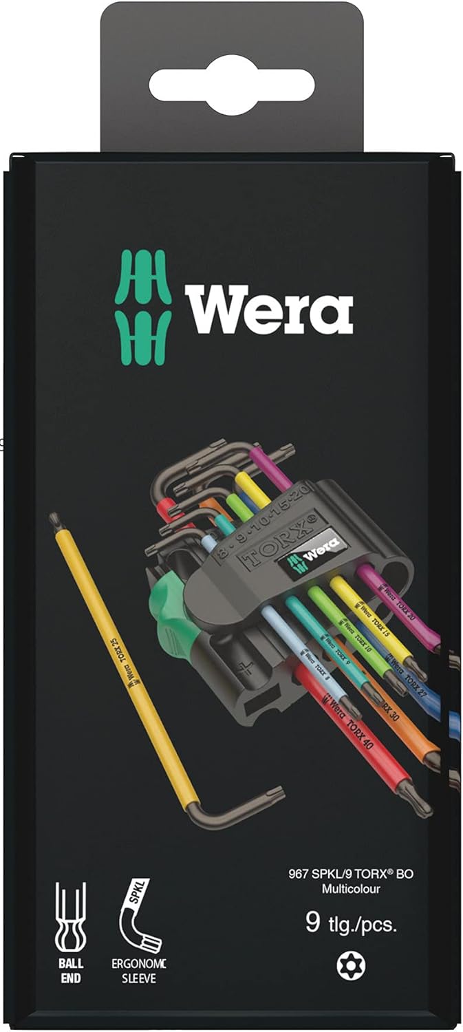 Conjunto de Chaves em L Torx Wera 1